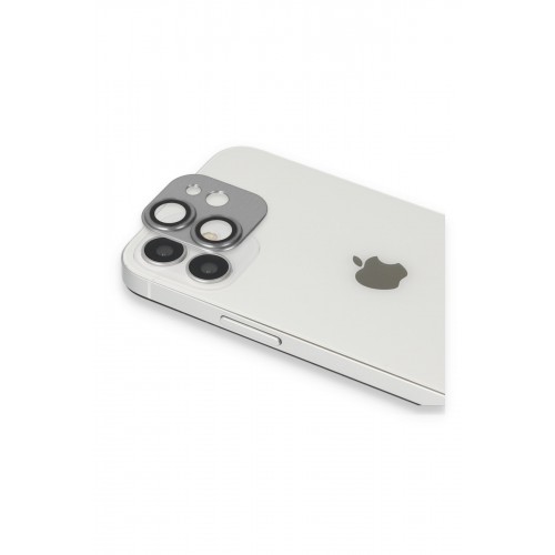 Newface iPhone 12 Mini Pers Alüminyum Kamera Lens - Gümüş Newface iPhone 12 Mini Pers Alüminyum Kamera Lens - Gümüş