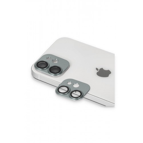 Newface iPhone 12 Mini Pers Alüminyum Kamera Lens - Yeşil Newface iPhone 12 Mini Pers Alüminyum Kamera Lens - Yeşil