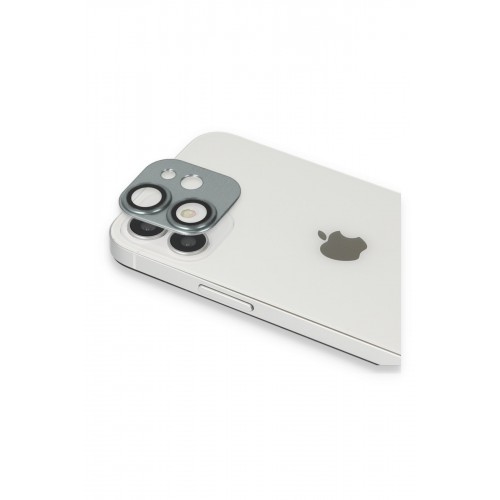 Newface iPhone 12 Mini Pers Alüminyum Kamera Lens - Yeşil Newface iPhone 12 Mini Pers Alüminyum Kamera Lens - Yeşil