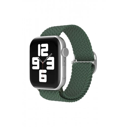 Newface Apple Watch 38mm Star Kordon - Koyu Yeşil Newface Apple Watch 38mm Star Kordon - Koyu Yeşil
