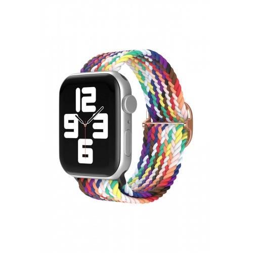 Newface Apple Watch 38mm Star Kordon - Gökkuşağı 2 Newface Apple Watch 38mm Star Kordon - Gökkuşağı 2