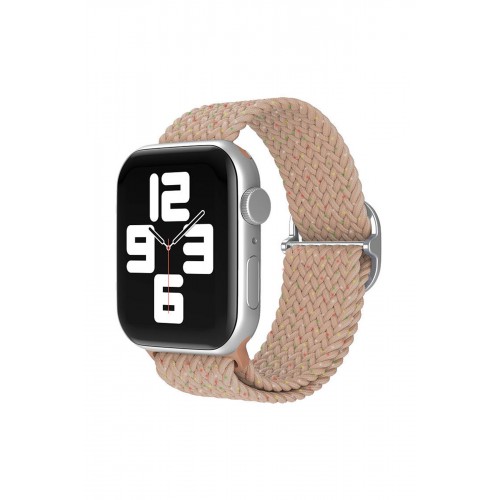 Newface Apple Watch 38mm Star Kordon - Benekli Pudra Newface Apple Watch 38mm Star Kordon - Benekli Pudra