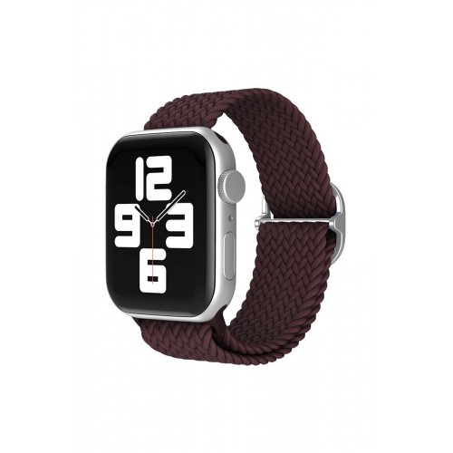 Newface Apple Watch 40mm Star Kordon - Mürdüm Newface Apple Watch 40mm Star Kordon - Mürdüm