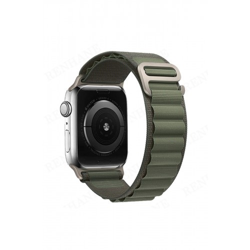 Newface Apple Watch 38mm Mountain Kordon - Yeşil Newface Apple Watch 38mm Mountain Kordon - Yeşil