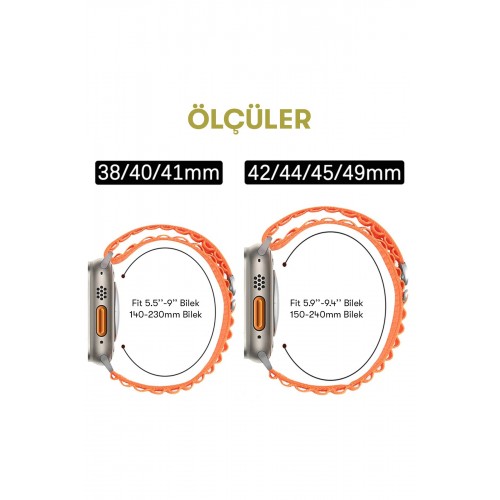 Newface Apple Watch 38mm Mountain Kordon - Yeşil Newface Apple Watch 38mm Mountain Kordon - Yeşil