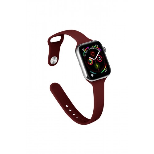 Newface Apple Watch 38mm Klasik Kordon - Bordo Newface Apple Watch 38mm Klasik Kordon - Bordo