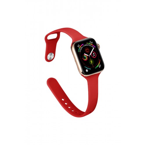 Newface Apple Watch 41mm Klasik Kordon - Kırmızı Newface Apple Watch 41mm Klasik Kordon - Kırmızı