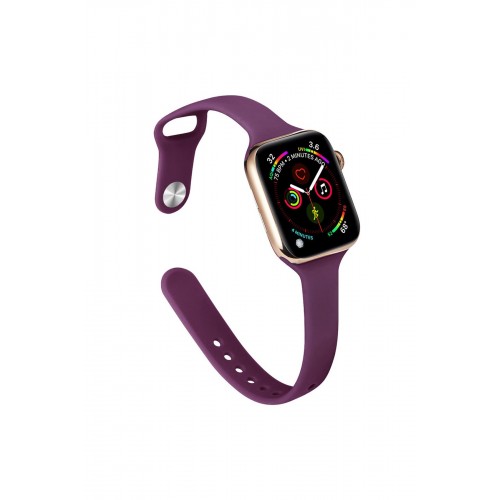 Newface Apple Watch 41mm Klasik Kordon - Mürdüm Newface Apple Watch 41mm Klasik Kordon - Mürdüm