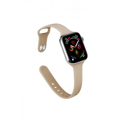 Newface Apple Watch 41mm Klasik Kordon - Bej Newface Apple Watch 41mm Klasik Kordon - Bej