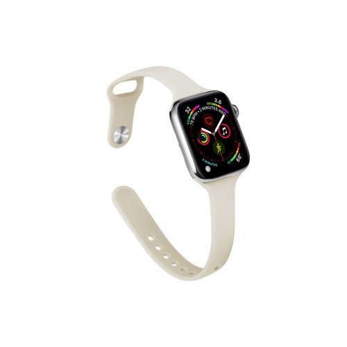 Newface Apple Watch 41mm Klasik Kordon - Krem Newface Apple Watch 41mm Klasik Kordon - Krem