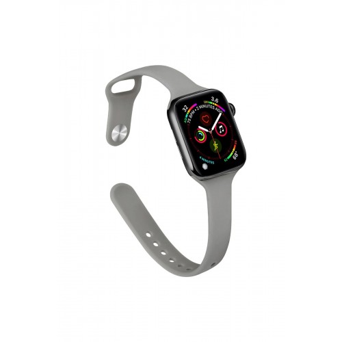 Newface Apple Watch 42mm Klasik Kordon - Füme Newface Apple Watch 42mm Klasik Kordon - Füme