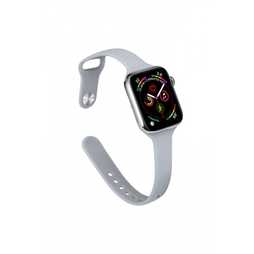 Newface Apple Watch 42mm Klasik Kordon - Açık Gri Newface Apple Watch 42mm Klasik Kordon - Açık Gri