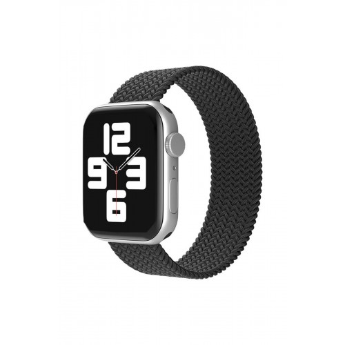 Newface Apple Watch 40mm Ayarlı Solo Silikon Kordon - Siyah Newface Apple Watch 40mm Ayarlı Solo Silikon Kordon - Siyah