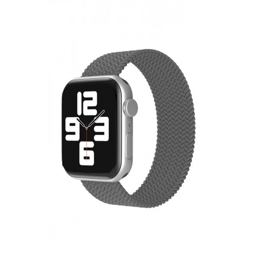 Newface Apple Watch 42mm Ayarlı Solo Silikon Kordon - Gri Newface Apple Watch 42mm Ayarlı Solo Silikon Kordon - Gri