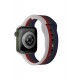 Newface Apple Watch 38mm Gökkuşağı Org Kordon - Beyaz-Lacivert Newface Apple Watch 38mm Gökkuşağı Org Kordon - Beyaz-Lacivert