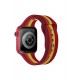 Newface Apple Watch 40mm Gökkuşağı Org Kordon - Kırmızı-Bordo Newface Apple Watch 40mm Gökkuşağı Org Kordon - Kırmızı-Bordo