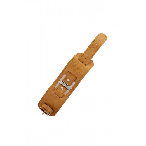 Newface Apple Watch 45mm NL17 Deri Kordon - Taba Newface Apple Watch 45mm NL17 Deri Kordon - Taba
