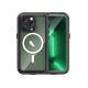 Newface iPhone 14 Pro Kılıf Red Pepper Magneticsafe Su Geçirmez Kılıf - Siyah-Gri Newface iPhone 14 Pro Kılıf Red Pepper Magneticsafe Su Geçirmez Kılıf - Siyah-Gri