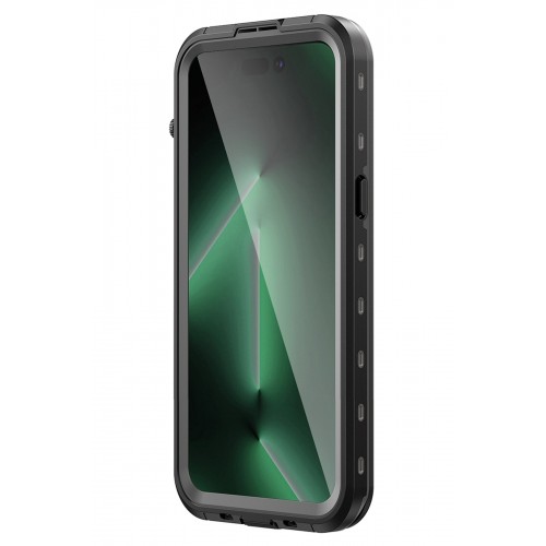 Newface iPhone 14 Pro Max Kılıf Red Pepper Magneticsafe Su Geçirmez Kılıf - Siyah-Gri Newface iPhone 14 Pro Max Kılıf Red Pepper Magneticsafe Su Geçirmez Kılıf - Siyah-Gri