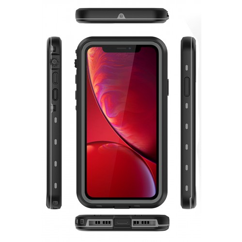Newface iPhone 11 Kılıf Red Pepper Su Geçirmez Kılıf - Siyah-Gri Newface iPhone 11 Kılıf Red Pepper Su Geçirmez Kılıf - Siyah-Gri