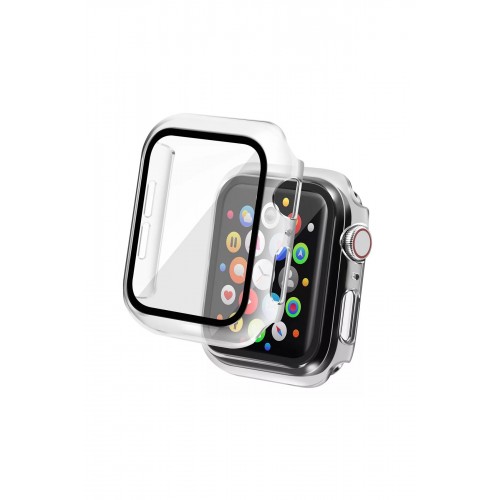 Newface Apple Watch Ultra 49mm Camlı Kasa Ekran Koruyucu - Şeffaf Newface Apple Watch Ultra 49mm Camlı Kasa Ekran Koruyucu - Şeffaf