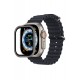 Newface Apple Watch Ultra 49mm Alüminyum Kasa Cam Ekran Koruyucu - Gri Newface Apple Watch Ultra 49mm Alüminyum Kasa Cam Ekran Koruyucu - Gri