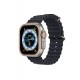 Newface Apple Watch Ultra 49mm Alüminyum Kasa Cam Ekran Koruyucu - Gold Newface Apple Watch Ultra 49mm Alüminyum Kasa Cam Ekran Koruyucu - Gold