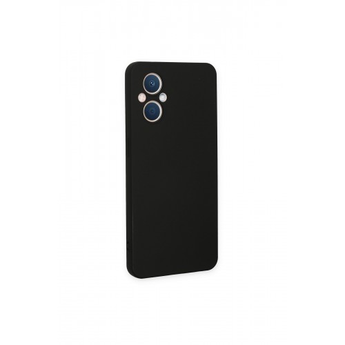 Newface Oppo Reno 8 Lite Kılıf Nano içi Kadife Silikon - Siyah Newface Oppo Reno 8 Lite Kılıf Nano içi Kadife Silikon - Siyah