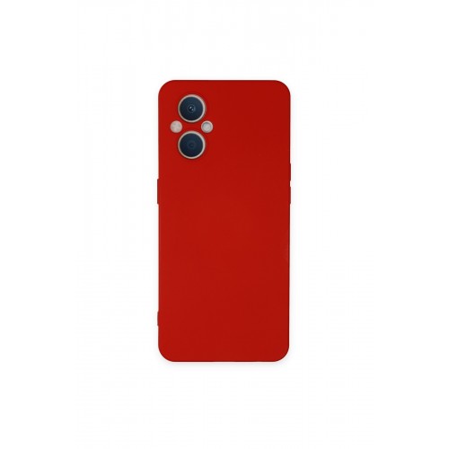 Newface Oppo Reno 8 Lite Kılıf Nano içi Kadife Silikon - Kırmızı Newface Oppo Reno 8 Lite Kılıf Nano içi Kadife Silikon - Kırmızı
