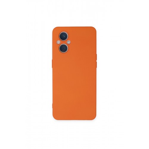 Newface Oppo Reno 8 Lite Kılıf Nano içi Kadife Silikon - Turuncu Newface Oppo Reno 8 Lite Kılıf Nano içi Kadife Silikon - Turuncu