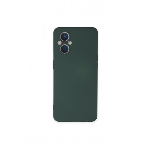 Newface Oppo Reno 8 Lite Kılıf Nano içi Kadife Silikon - Koyu Yeşil Newface Oppo Reno 8 Lite Kılıf Nano içi Kadife Silikon - Koyu Yeşil