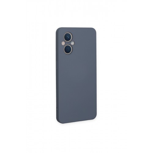Newface Oppo Reno 8 Lite Kılıf Nano içi Kadife Silikon - Gri Newface Oppo Reno 8 Lite Kılıf Nano içi Kadife Silikon - Gri