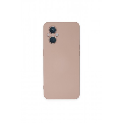 Newface Oppo Reno 8 Lite Kılıf Nano içi Kadife Silikon - Pudra Newface Oppo Reno 8 Lite Kılıf Nano içi Kadife Silikon - Pudra