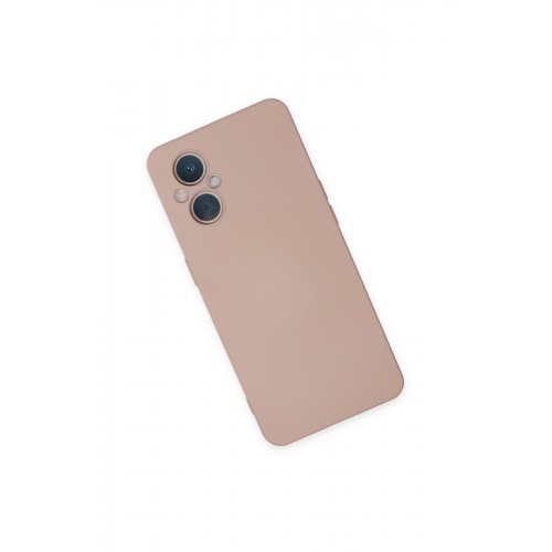 Newface Oppo Reno 8 Lite Kılıf Nano içi Kadife Silikon - Pudra Newface Oppo Reno 8 Lite Kılıf Nano içi Kadife Silikon - Pudra