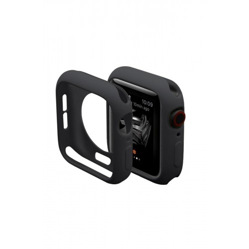 Newface Apple Watch 40mm Silikon Alt Kasa - Siyah Newface Apple Watch 40mm Silikon Alt Kasa - Siyah
