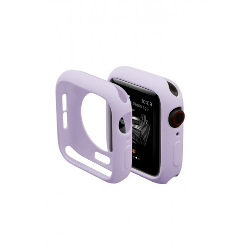 Newface Apple Watch 42mm Silikon Alt Kasa - Lila Newface Apple Watch 42mm Silikon Alt Kasa - Lila