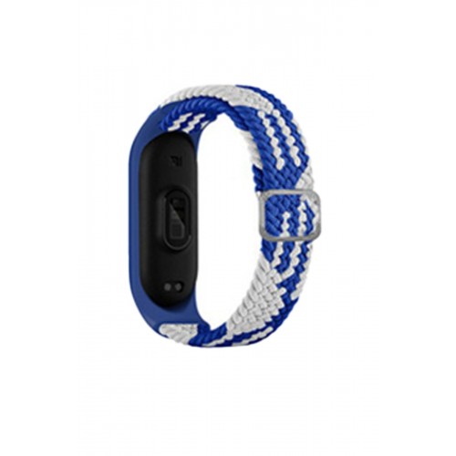 Newface Xiaomi Mi Band 7 Star Kordon - Mavi-Beyaz Newface Xiaomi Mi Band 7 Star Kordon - Mavi-Beyaz