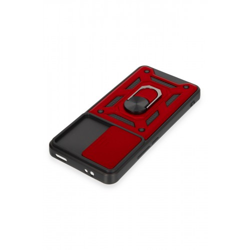 Newface Xiaomi Mi 12T Kılıf Pars Lens Yüzüklü Silikon - Kırmızı Newface Xiaomi Mi 12T Kılıf Pars Lens Yüzüklü Silikon - Kırmızı