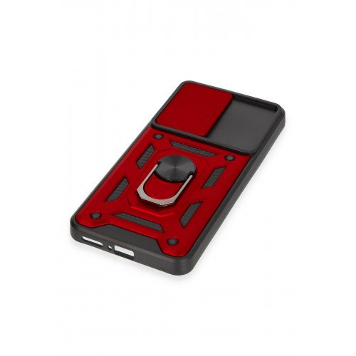 Newface Xiaomi Mi 12T Kılıf Pars Lens Yüzüklü Silikon - Kırmızı Newface Xiaomi Mi 12T Kılıf Pars Lens Yüzüklü Silikon - Kırmızı