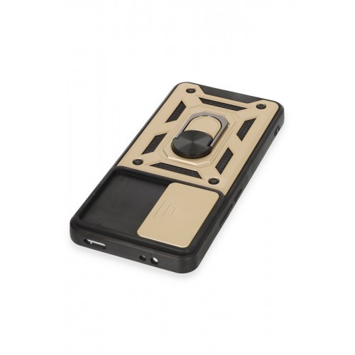 Newface Xiaomi Mi 12T Kılıf Pars Lens Yüzüklü Silikon - Gold Newface Xiaomi Mi 12T Kılıf Pars Lens Yüzüklü Silikon - Gold