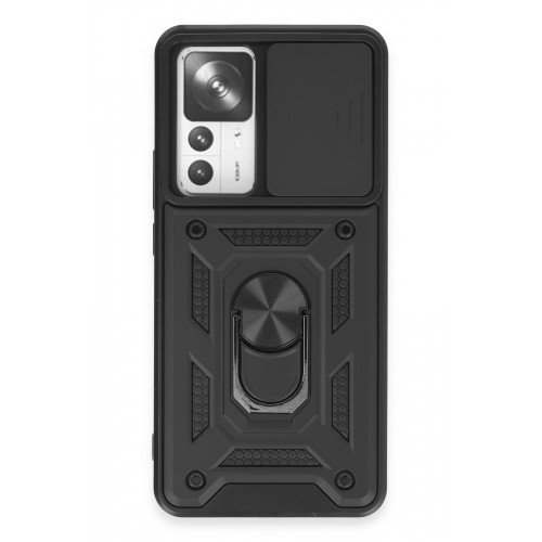 Newface Xiaomi Mi 12T Pro Kılıf Pars Lens Yüzüklü Silikon - Siyah Newface Xiaomi Mi 12T Pro Kılıf Pars Lens Yüzüklü Silikon - Siyah