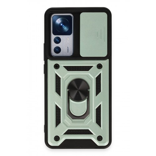 Newface Xiaomi Mi 12T Pro Kılıf Pars Lens Yüzüklü Silikon - Yeşil Newface Xiaomi Mi 12T Pro Kılıf Pars Lens Yüzüklü Silikon - Yeşil