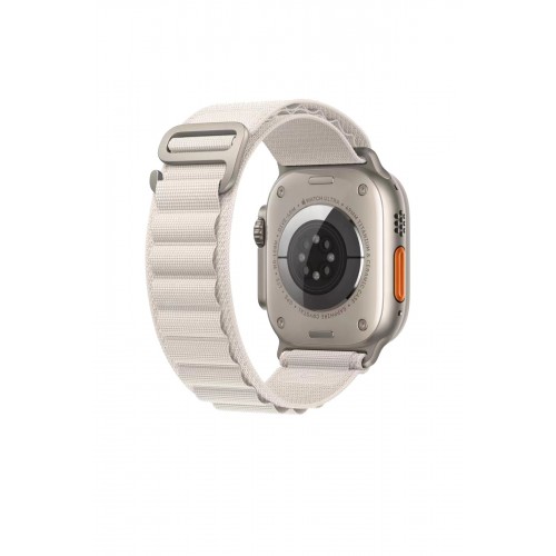 Newface Apple Watch 45mm Mountain Kordon - Beyaz Newface Apple Watch 45mm Mountain Kordon - Beyaz