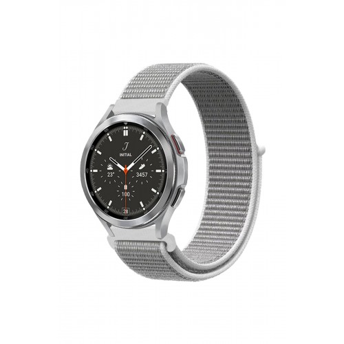Newface Watch 22mm Hasırlı Cırtcırtlı Kordon - Beyaz Newface Watch 22mm Hasırlı Cırtcırtlı Kordon - Beyaz