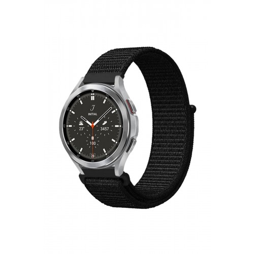 Newface Watch 22mm Hasırlı Cırtcırtlı Kordon - Siyah Newface Watch 22mm Hasırlı Cırtcırtlı Kordon - Siyah