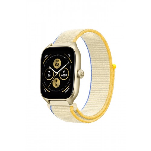Newface Watch 22mm Hasırlı Cırtcırtlı Kordon - Sarı-Beyaz Newface Watch 22mm Hasırlı Cırtcırtlı Kordon - Sarı-Beyaz