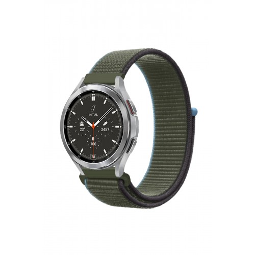 Newface Watch 22mm Hasırlı Cırtcırtlı Kordon - Mavi-Yeşil Newface Watch 22mm Hasırlı Cırtcırtlı Kordon - Mavi-Yeşil