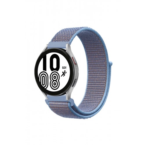 Newface Samsung Galaxy Watch 4 Hasırlı Cırtcırtlı Kordon - Lila-Mor Newface Samsung Galaxy Watch 4 Hasırlı Cırtcırtlı Kordon - Lila-Mor