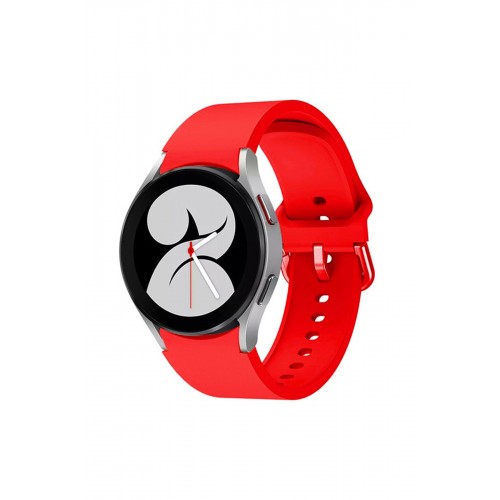 Newface Samsung Galaxy Watch 4 Klasik Kordon - Kırmızı Newface Samsung Galaxy Watch 4 Klasik Kordon - Kırmızı