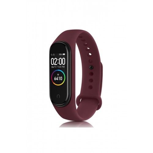 Newface Xiaomi Mi Band 3 Klasik Kordon - Mürdüm Newface Xiaomi Mi Band 3 Klasik Kordon - Mürdüm